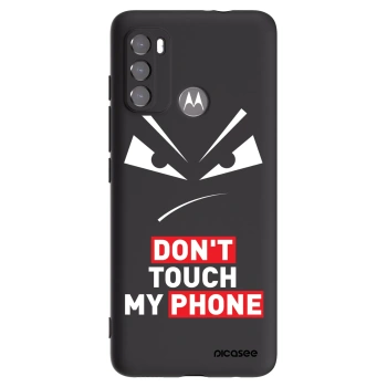 Picasee silikonski črni ovitek za Motorola Edge 60 5G - Evil Eye - Transparent