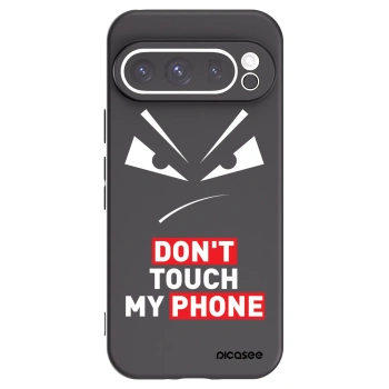 Picasee silikonski črni ovitek za Google Pixel 9 Pro XL - Evil Eye - Transparent