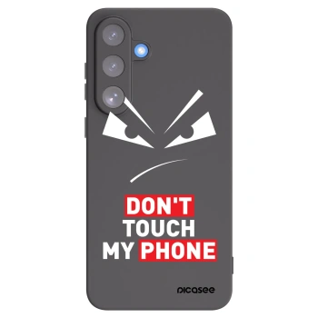 Picasee silikonski črni ovitek za Samsung Galaxy S25 FE 5G - Evil Eye - Transparent