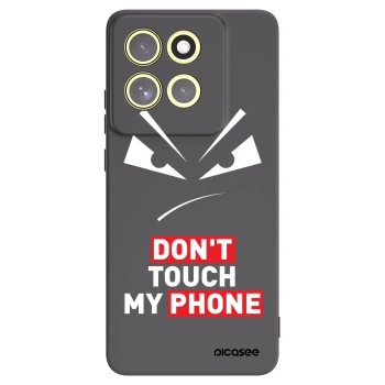 Picasee silikonski črni ovitek za Motorola Moto G86 Power 5G - Evil Eye - Transparent