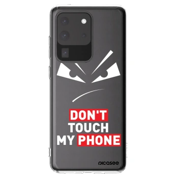 Picasee silikonski prozorni ovitek za Samsung Galaxy S20 Ultra 5G G988F - Evil Eye - Transparent