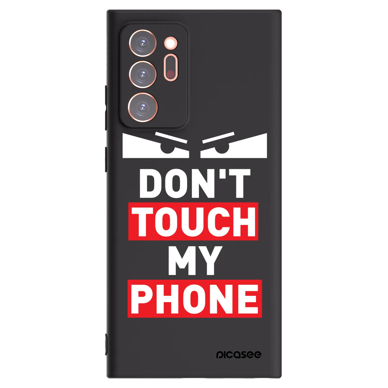 Picasee silikonski črni ovitek za Samsung Galaxy Note 20 Ultra - Shadow Eye - Transparent