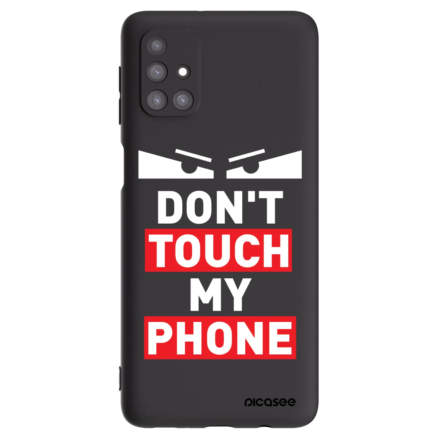 Picasee silikonski črni ovitek za Samsung Galaxy M31s - Shadow Eye - Transparent