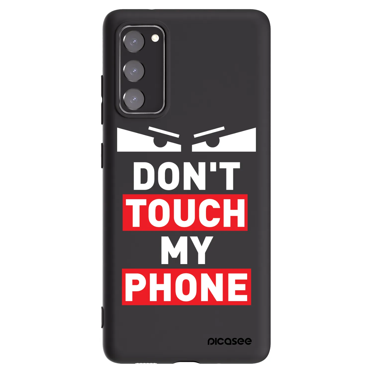 Picasee silikonski črni ovitek za Samsung Galaxy S20 FE - Shadow Eye - Transparent