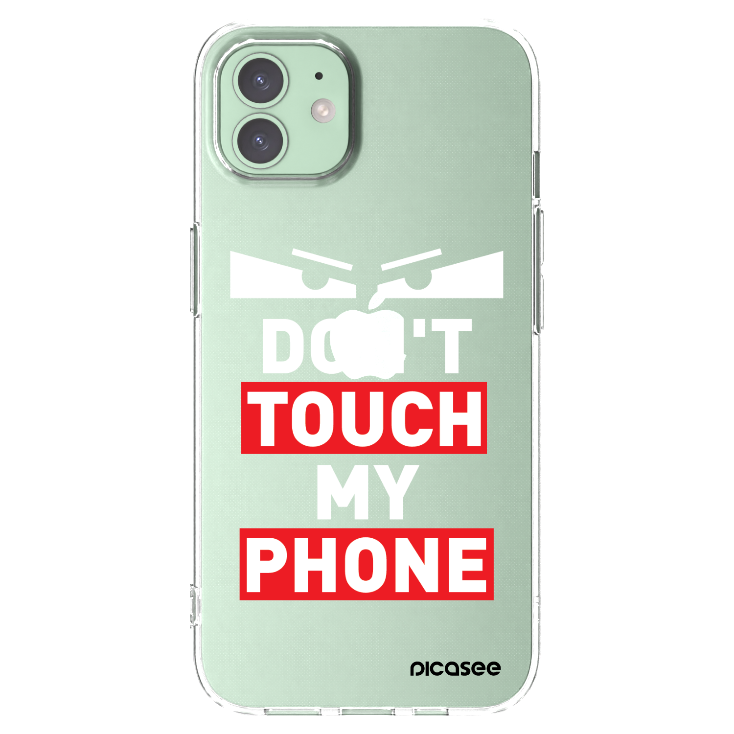 Picasee silikonski prozorni ovitek za Apple iPhone 12 - Shadow Eye - Transparent