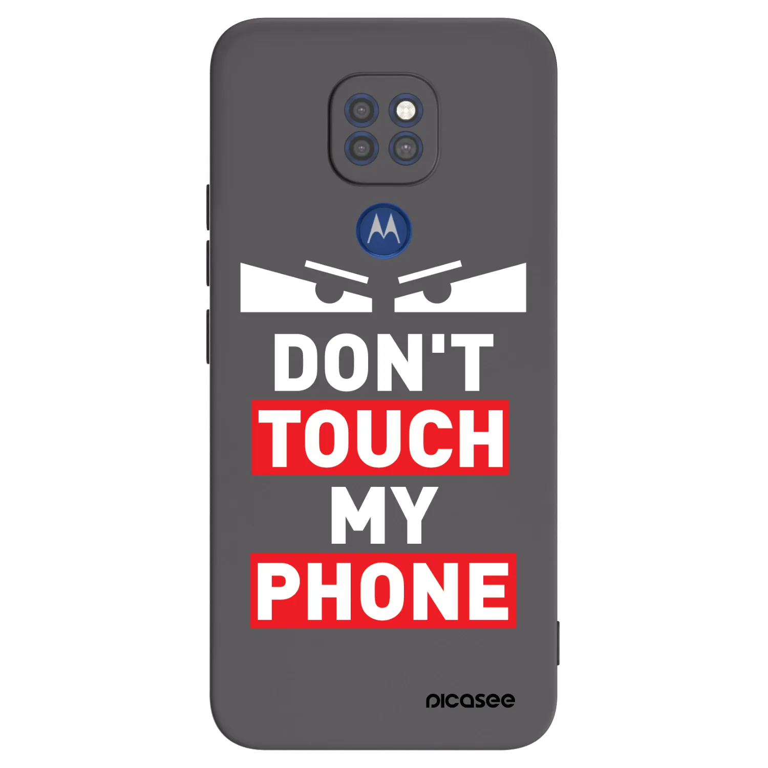 Picasee silikonski črni ovitek za Motorola Moto G9 Play - Shadow Eye - Transparent