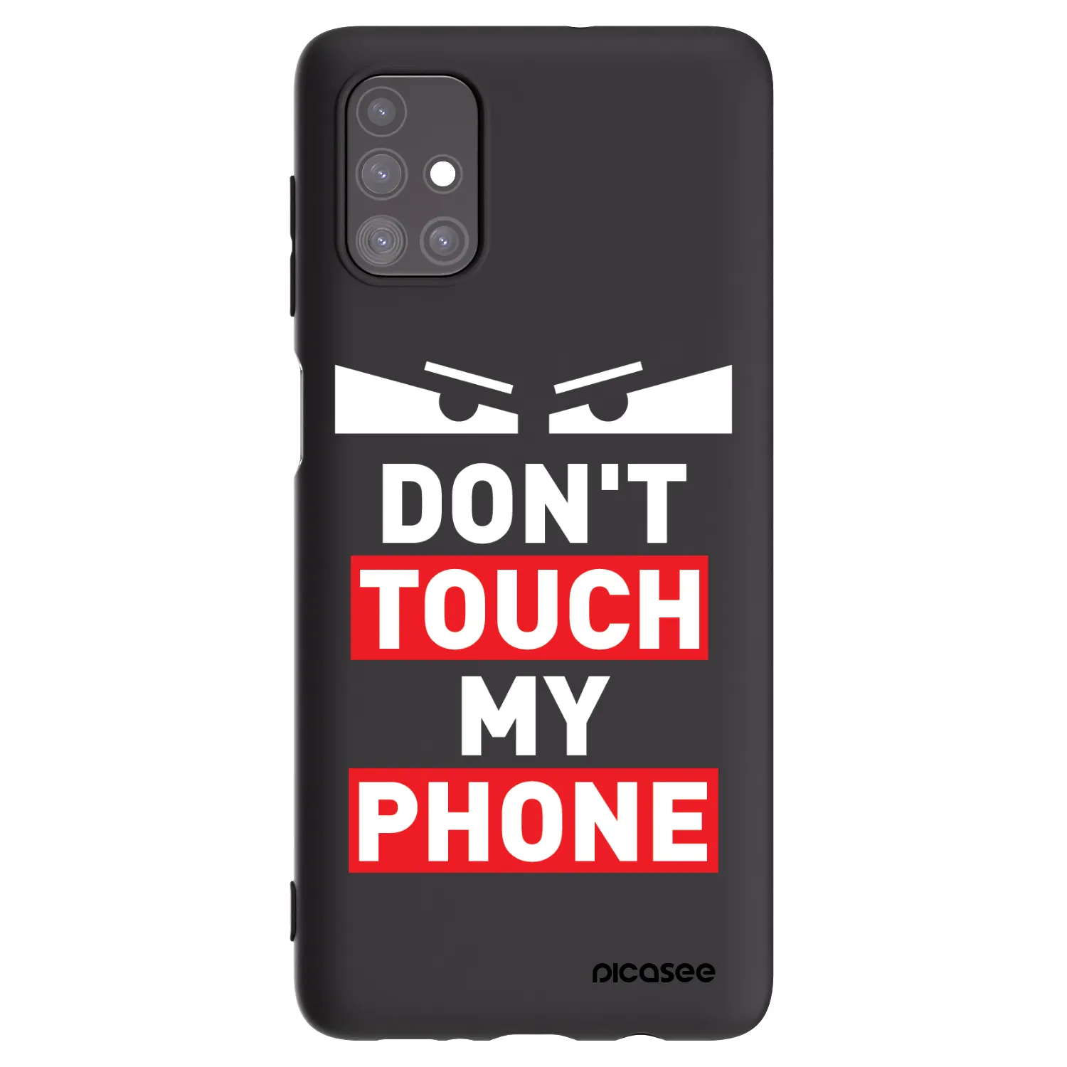 Picasee silikonski črni ovitek za Samsung Galaxy M51 M515F - Shadow Eye - Transparent