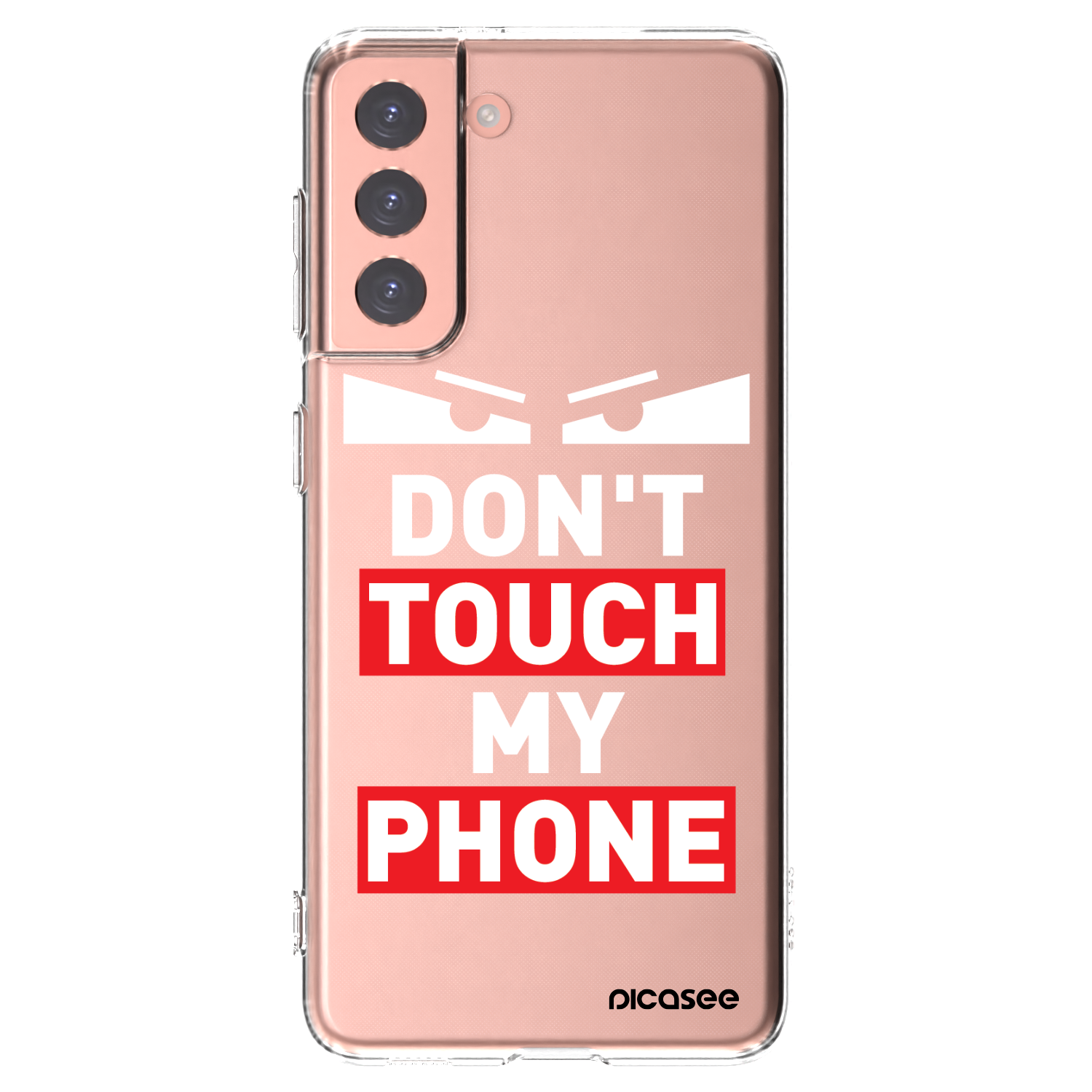 Picasee silikonski prozorni ovitek za Samsung Galaxy S21 5G G991B - Shadow Eye - Transparent