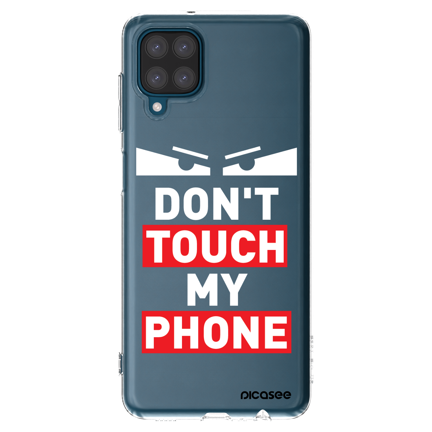 Picasee silikonski prozorni ovitek za Samsung Galaxy A12 A125F - Shadow Eye - Transparent