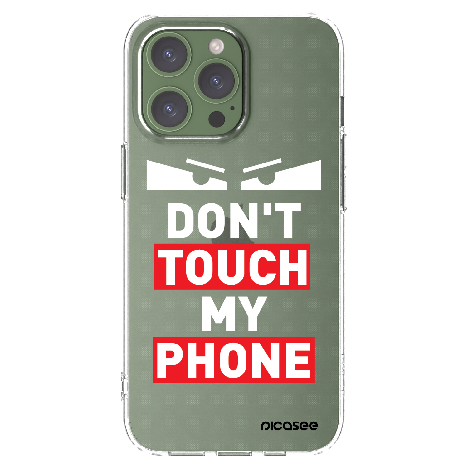 Picasee silikonski prozorni ovitek za Apple iPhone 13 Pro - Shadow Eye - Transparent