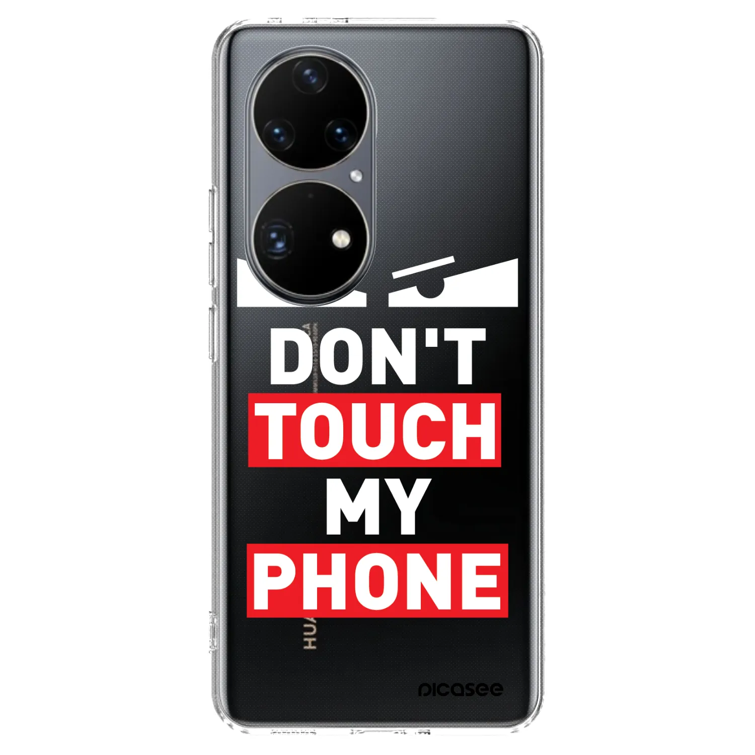Picasee silikonski prozorni ovitek za Huawei P50 - Shadow Eye - Transparent