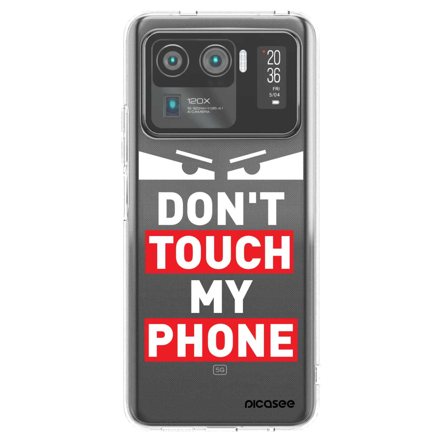 Picasee silikonski prozorni ovitek za Xiaomi Mi 11 Ultra - Shadow Eye - Transparent