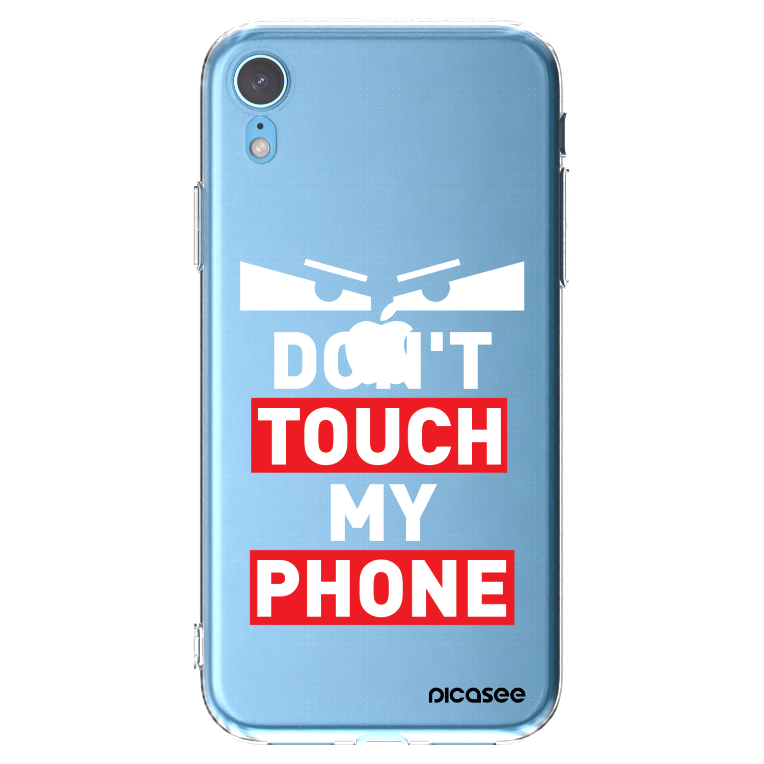 Picasee silikonski prozorni ovitek za Apple iPhone XR - Shadow Eye - Transparent