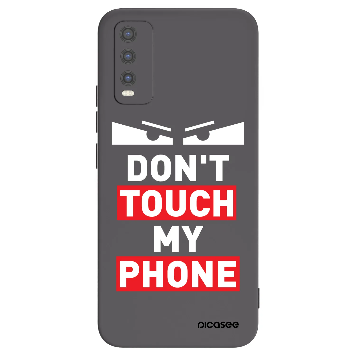 Picasee silikonski črni ovitek za Vivo Y20s - Shadow Eye - Transparent