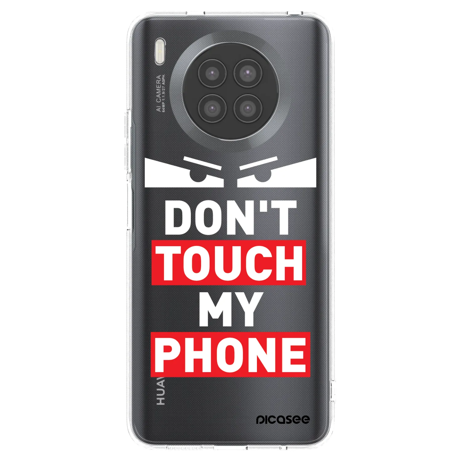 Picasee silikonski prozorni ovitek za Huawei Nova 8i - Shadow Eye - Transparent