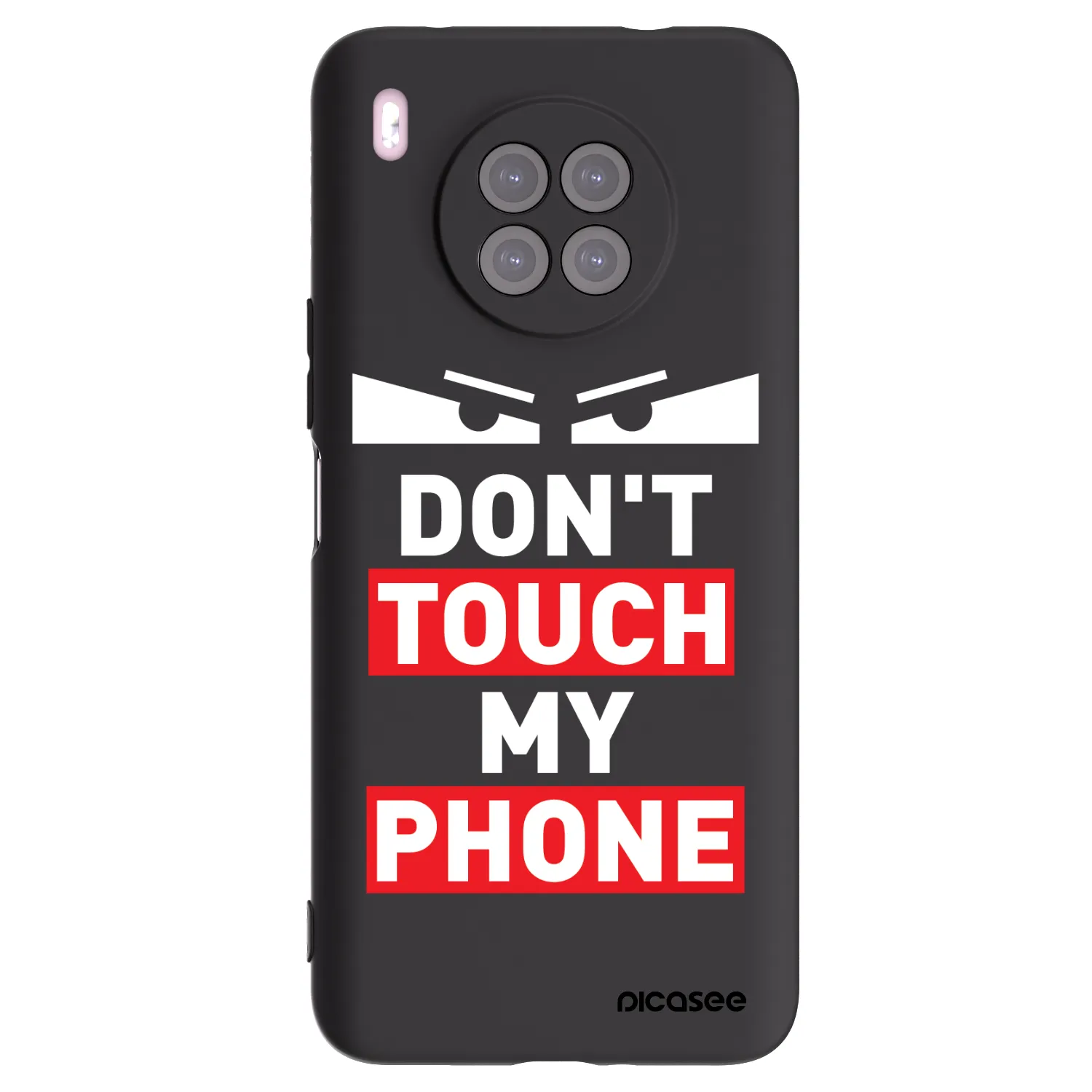 Picasee silikonski črni ovitek za Huawei Nova 8i - Shadow Eye - Transparent