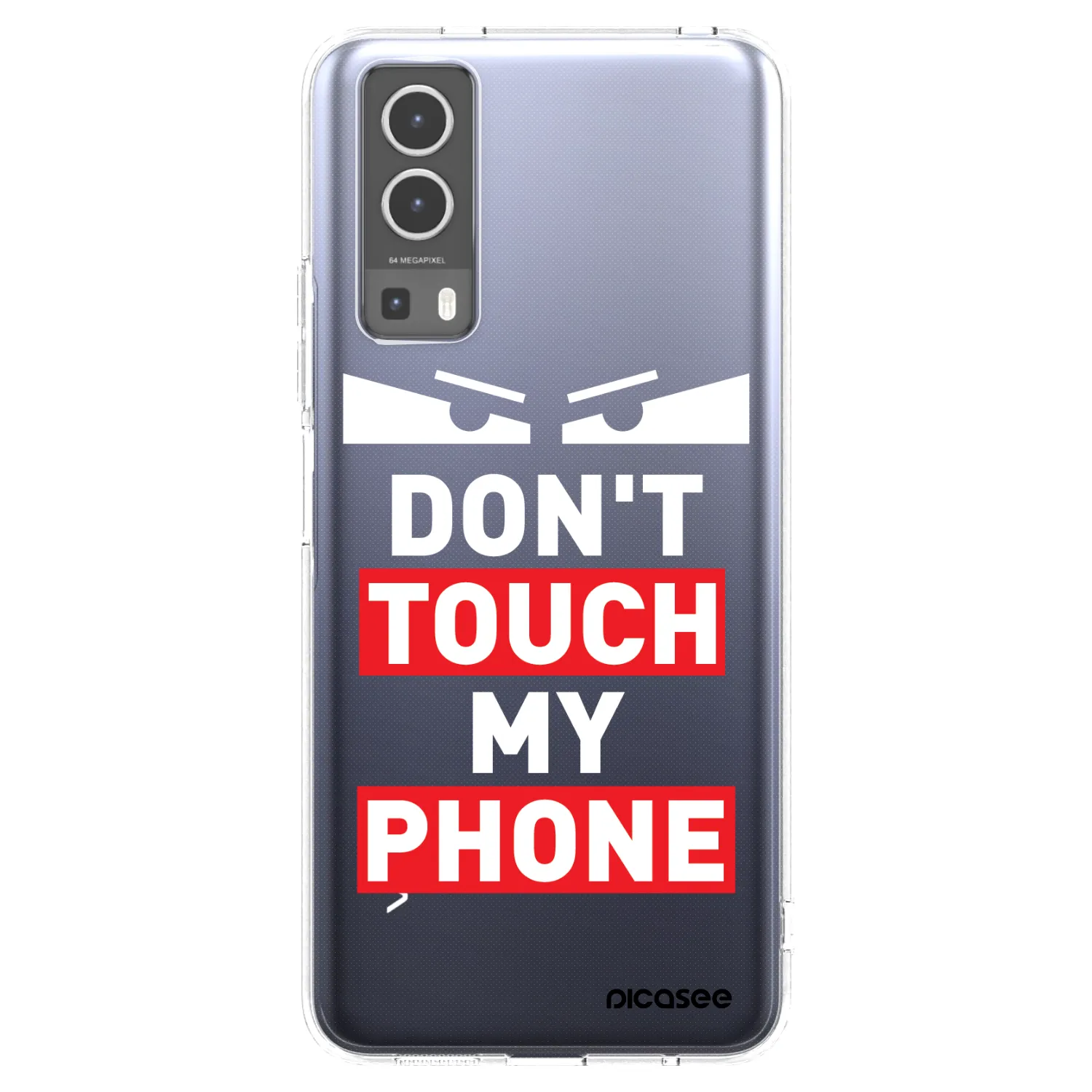 Picasee silikonski prozorni ovitek za Vivo Y72 5G - Shadow Eye - Transparent