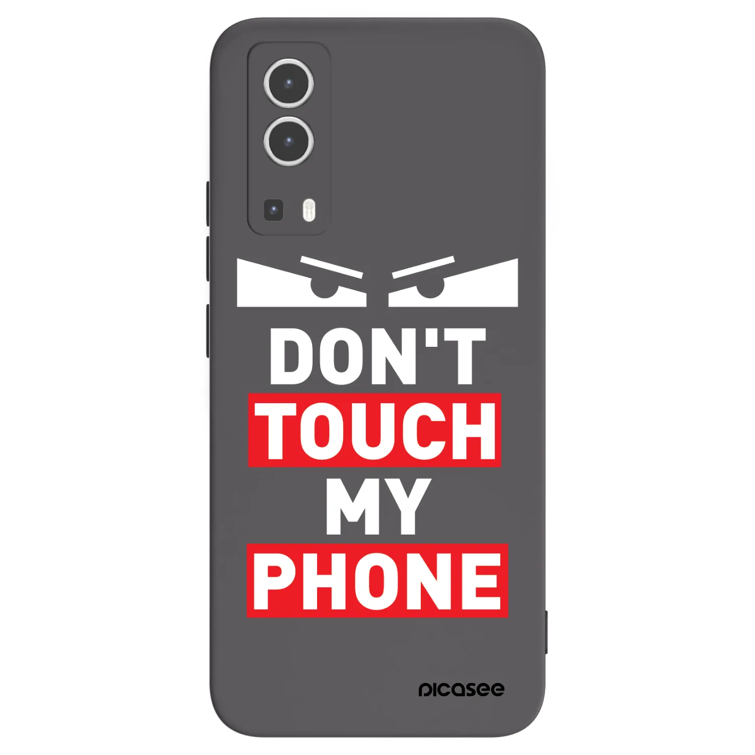 Picasee silikonski črni ovitek za Vivo Y72 5G - Shadow Eye - Transparent