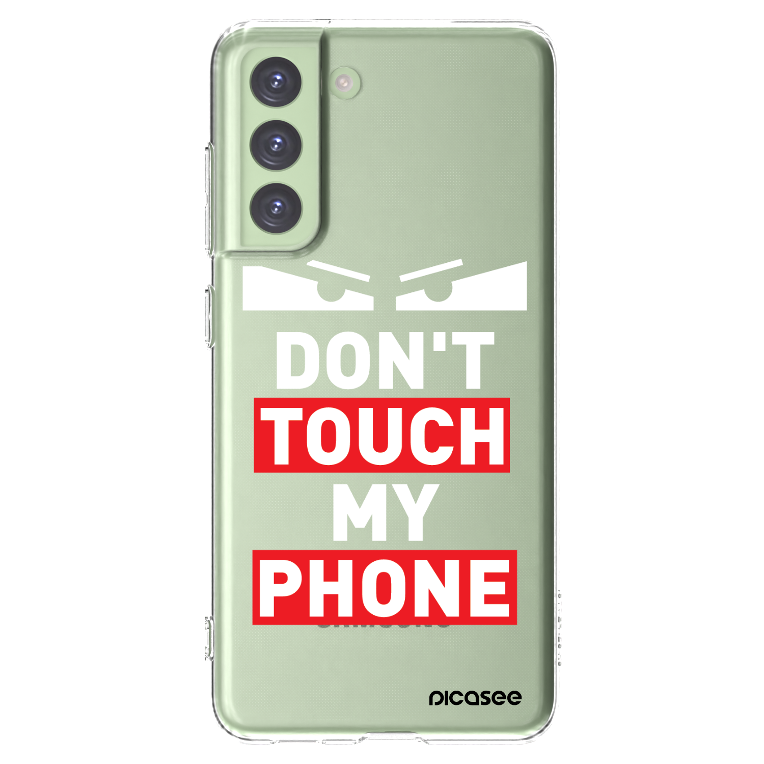 Picasee silikonski prozorni ovitek za Samsung Galaxy S21 FE 5G - Shadow Eye - Transparent