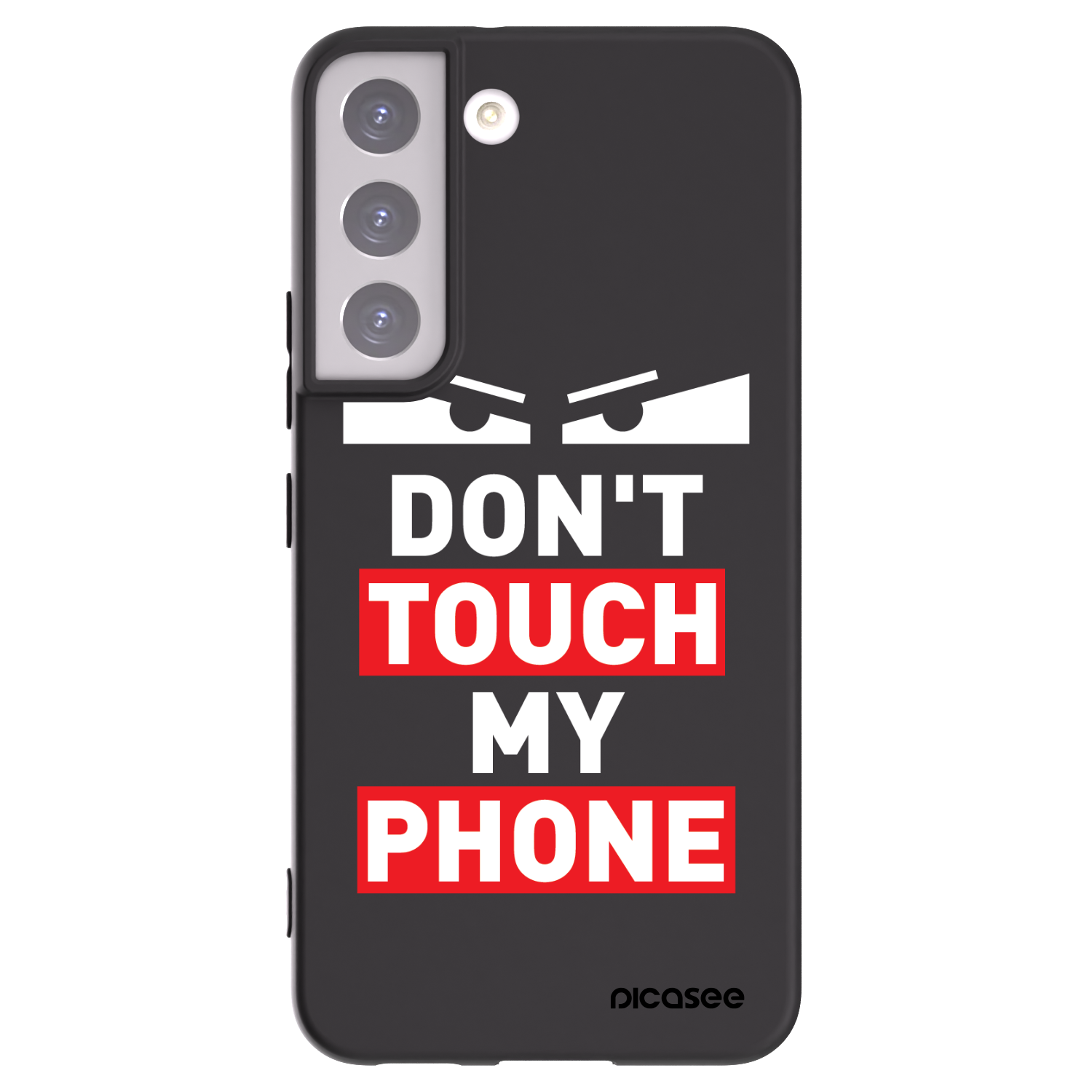 Picasee silikonski črni ovitek za Samsung Galaxy S22 5G - Shadow Eye - Transparent