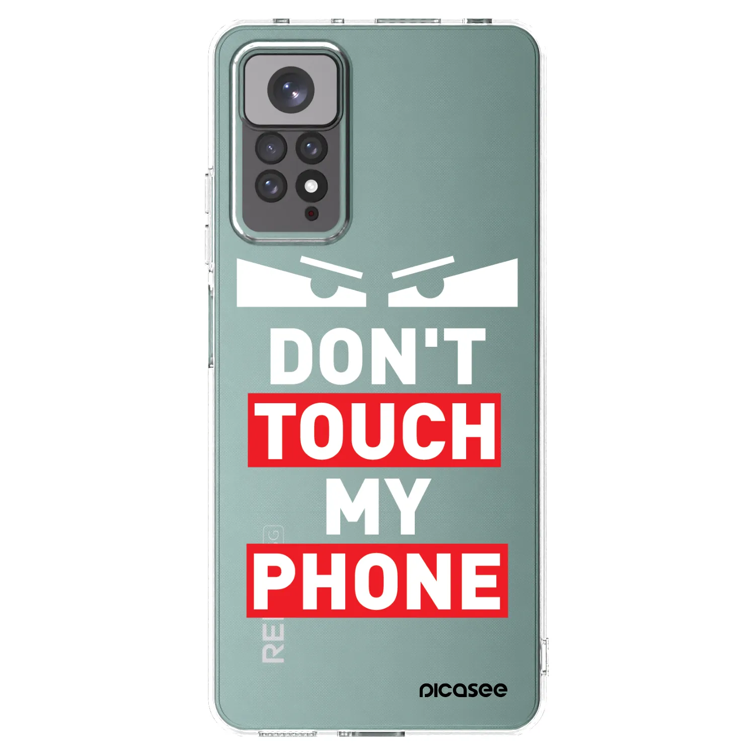 Picasee silikonski prozorni ovitek za Xiaomi Redmi Note 11 - Shadow Eye - Transparent