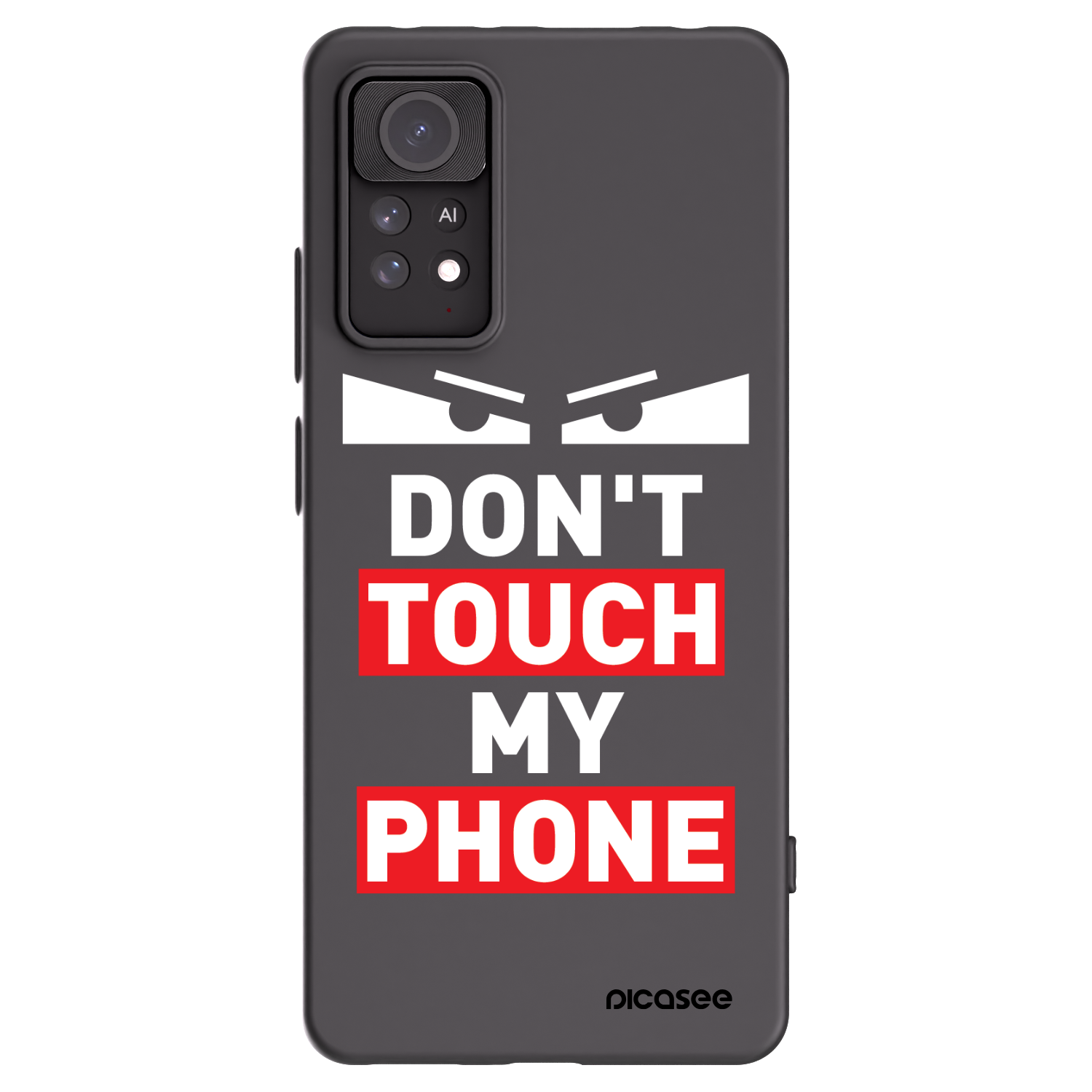 Picasee silikonski črni ovitek za Xiaomi Redmi Note 11 Pro - Shadow Eye - Transparent