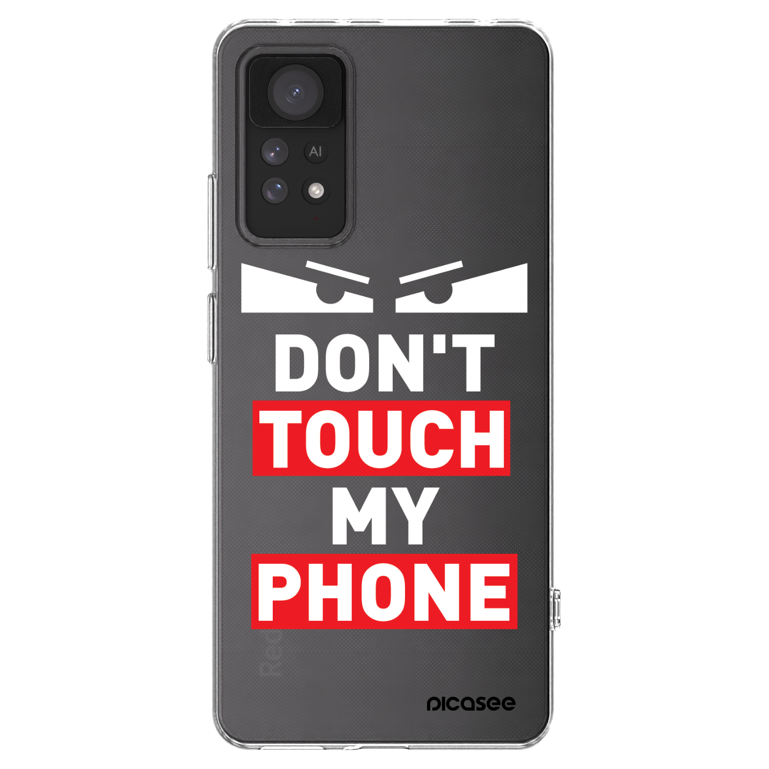 Picasee silikonski prozorni ovitek za Xiaomi Redmi Note 11 Pro 5G - Shadow Eye - Transparent