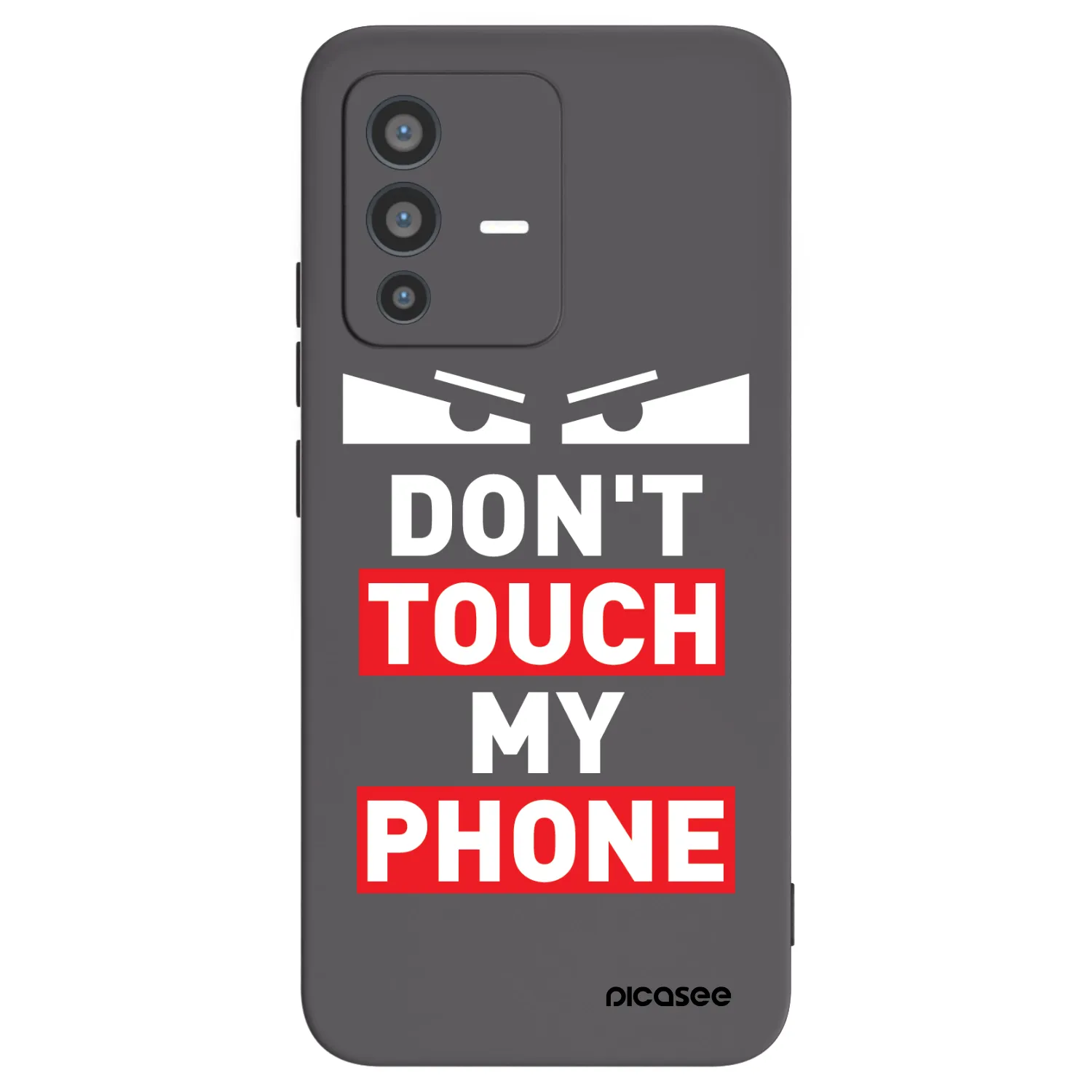 Picasee silikonski črni ovitek za Vivo V23 5G - Shadow Eye - Transparent