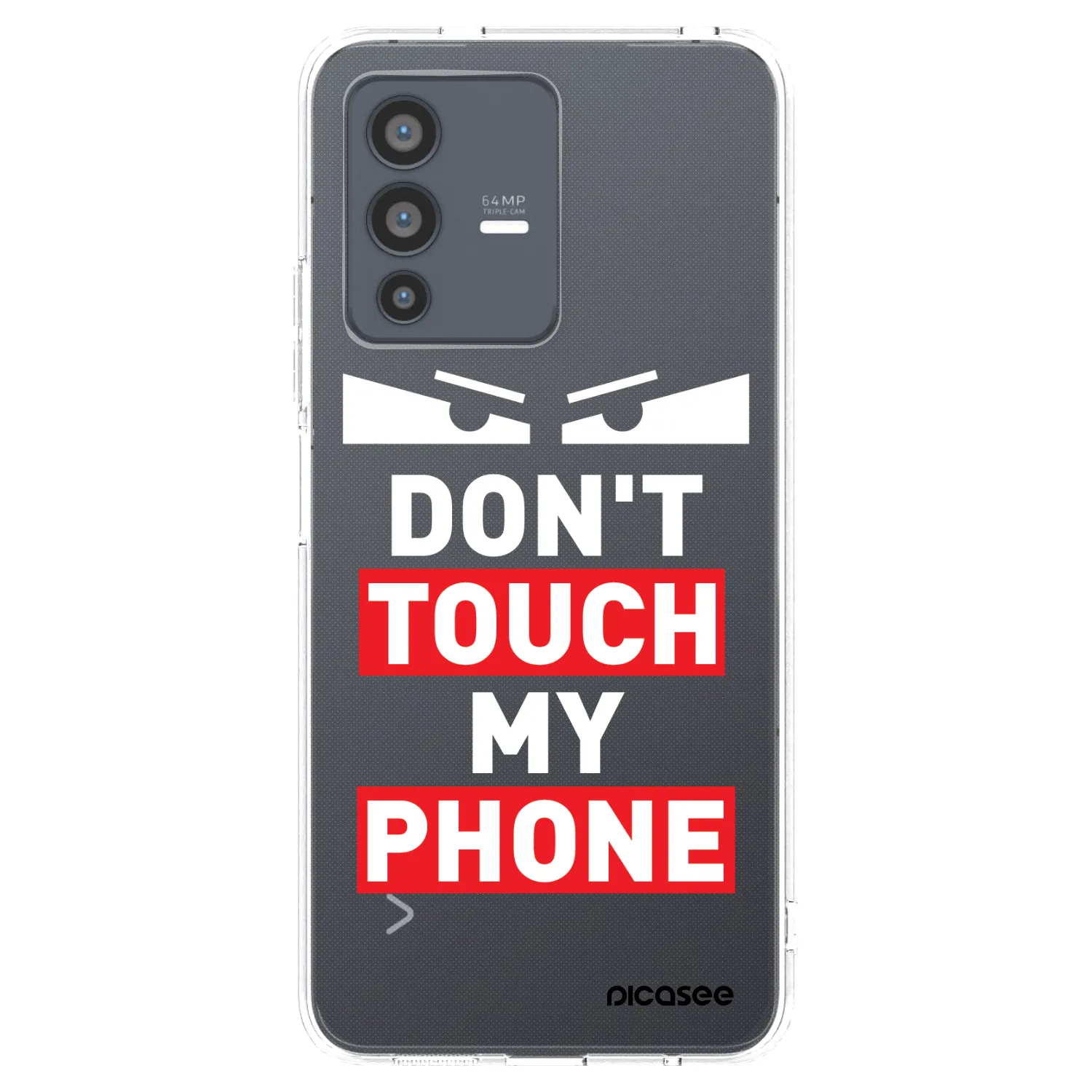 Picasee silikonski prozorni ovitek za Vivo V23 5G - Shadow Eye - Transparent