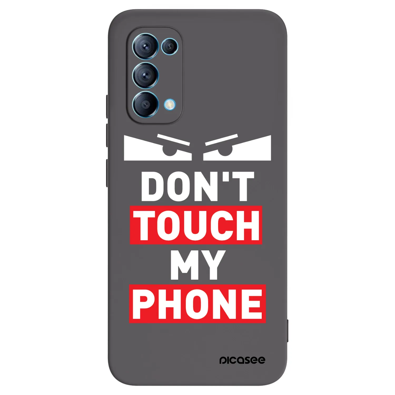 Picasee silikonski črni ovitek za OPPO Reno 5 5G - Shadow Eye - Transparent