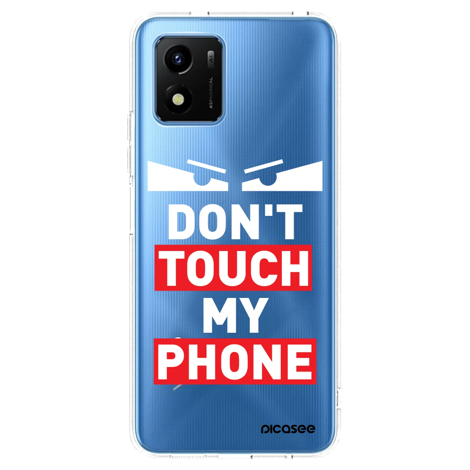 Picasee silikonski prozorni ovitek za Vivo Y01 - Shadow Eye - Transparent