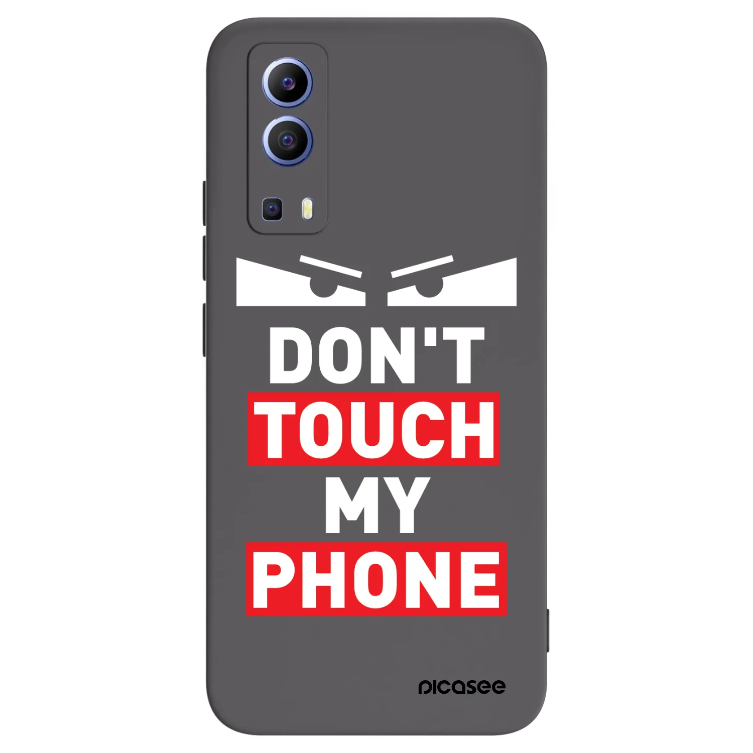 Picasee silikonski črni ovitek za Vivo Y52 5G - Shadow Eye - Transparent