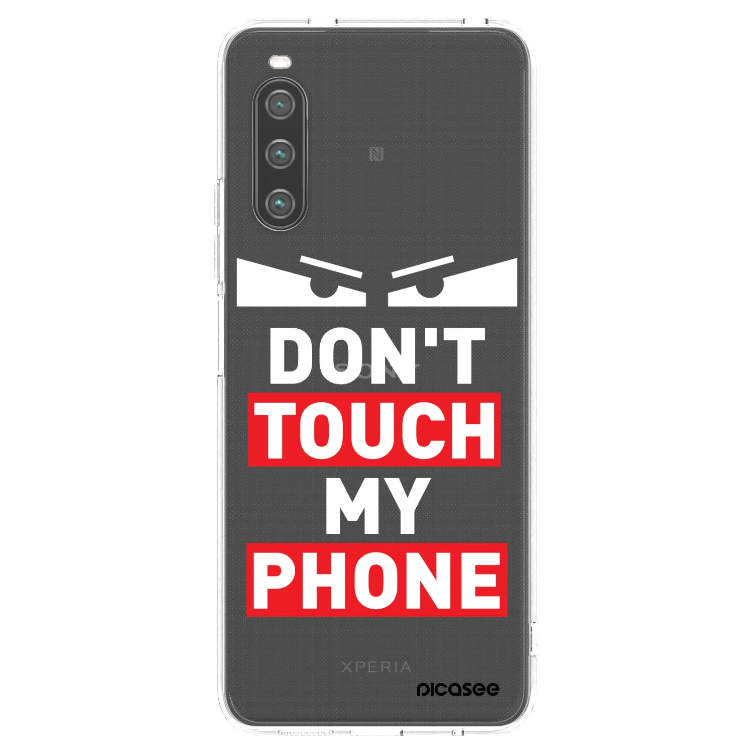 Picasee silikonski prozorni ovitek za Sony Xperia 10 IV 5G - Shadow Eye - Transparent