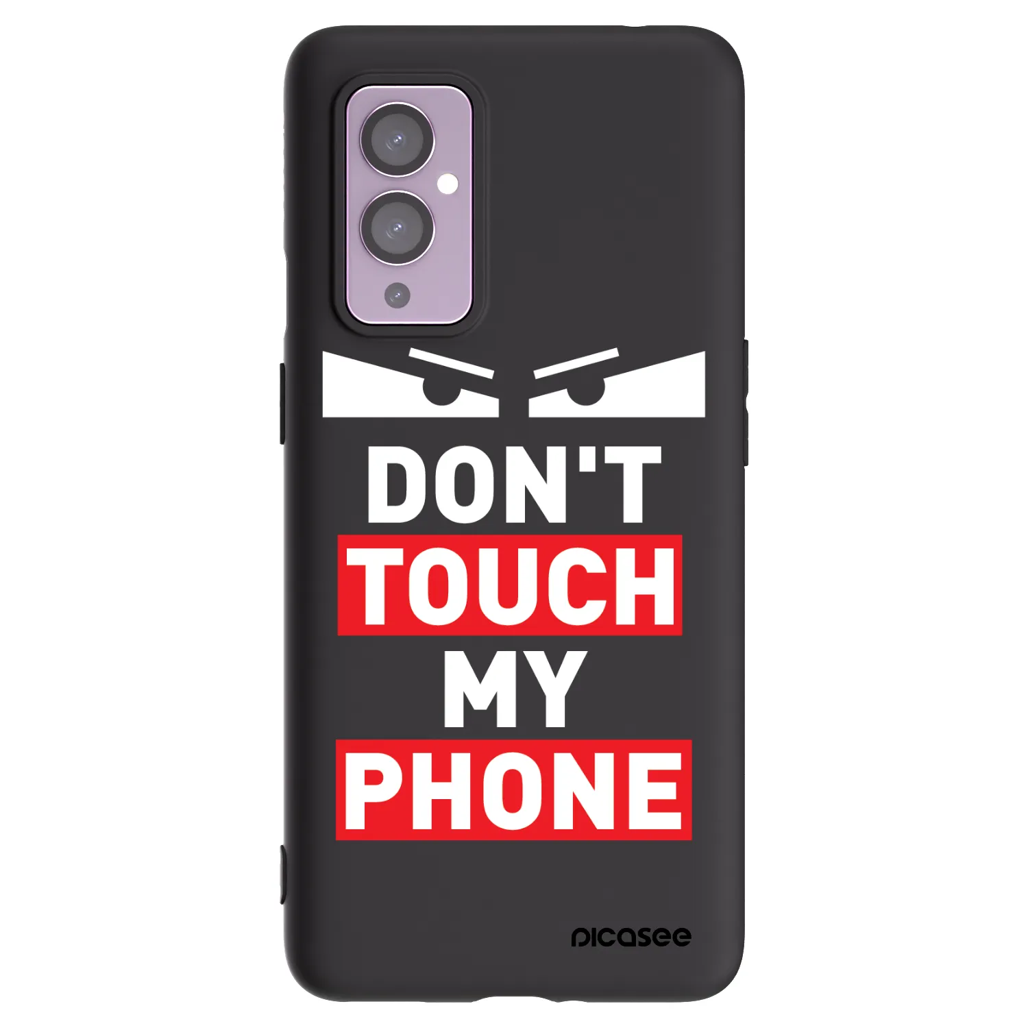 Picasee silikonski črni ovitek za OnePlus 9 - Shadow Eye - Transparent