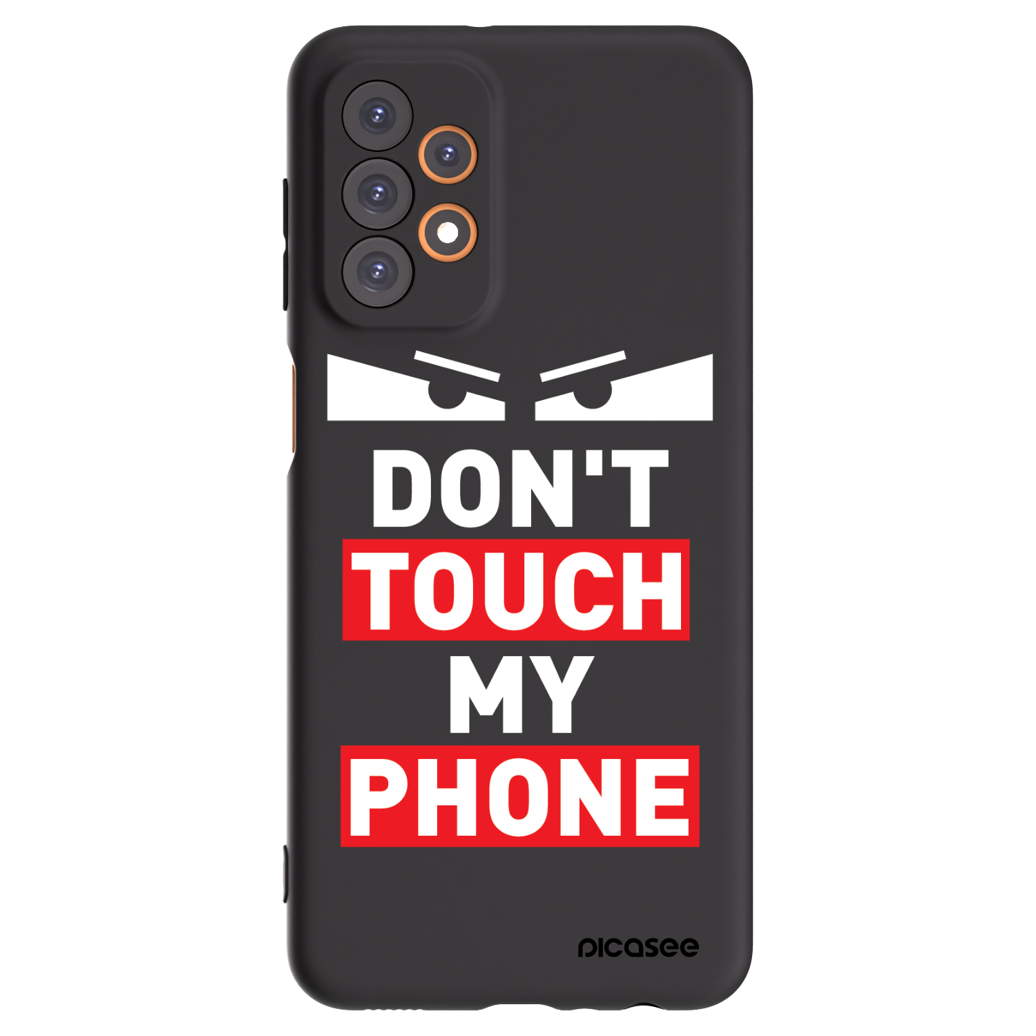 Picasee silikonski črni ovitek za Samsung Galaxy A23 A235F 4G - Shadow Eye - Transparent