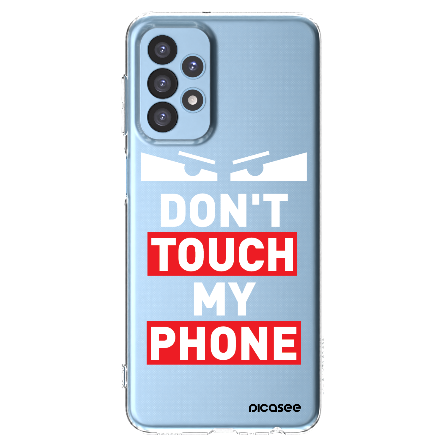 Picasee silikonski prozorni ovitek za Samsung Galaxy A23 A235F 4G - Shadow Eye - Transparent