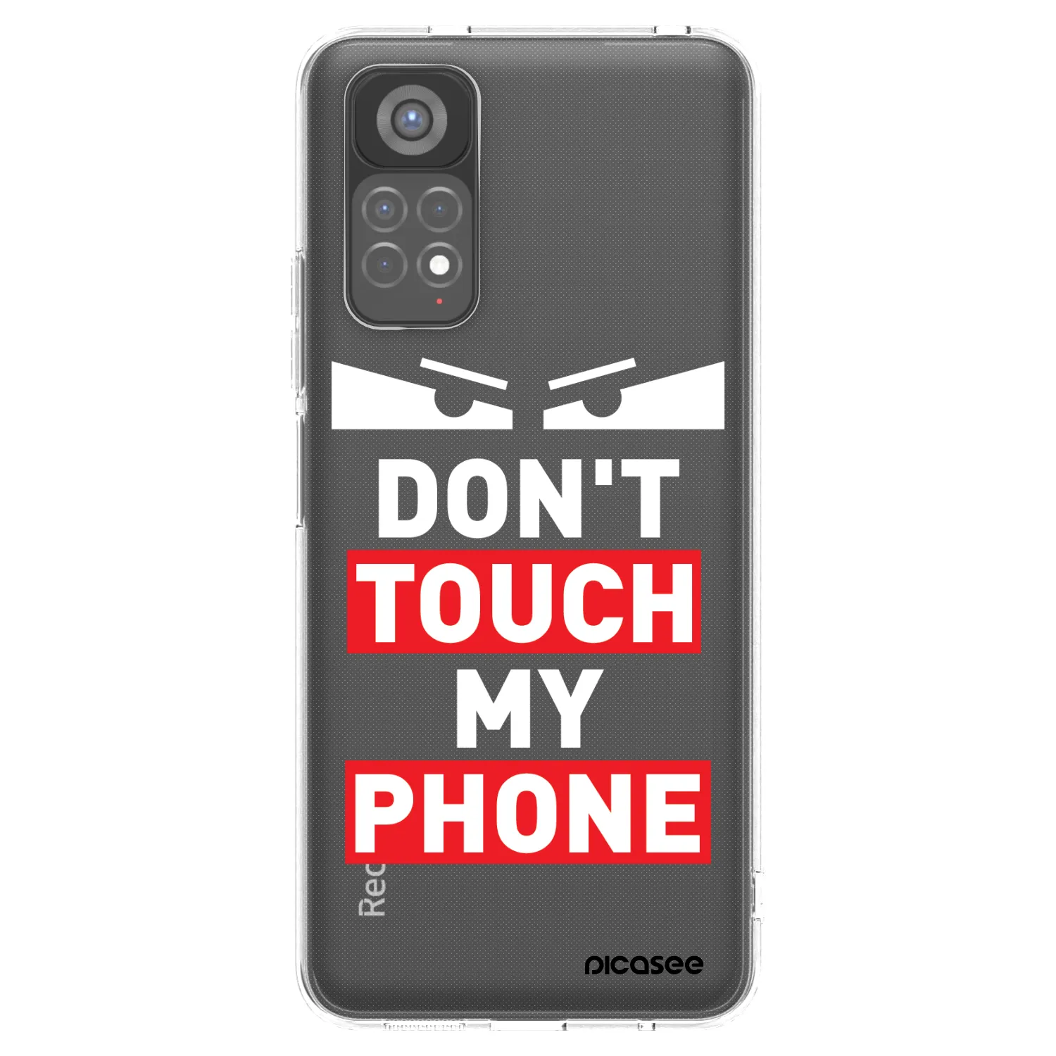 Picasee silikonski prozorni ovitek za Xiaomi Redmi Note 11S 5G - Shadow Eye - Transparent