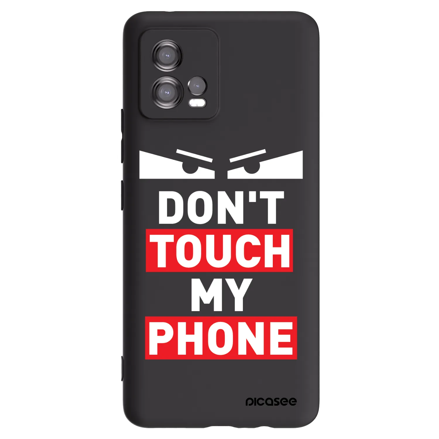 Picasee silikonski črni ovitek za Motorola Moto G72 - Shadow Eye - Transparent
