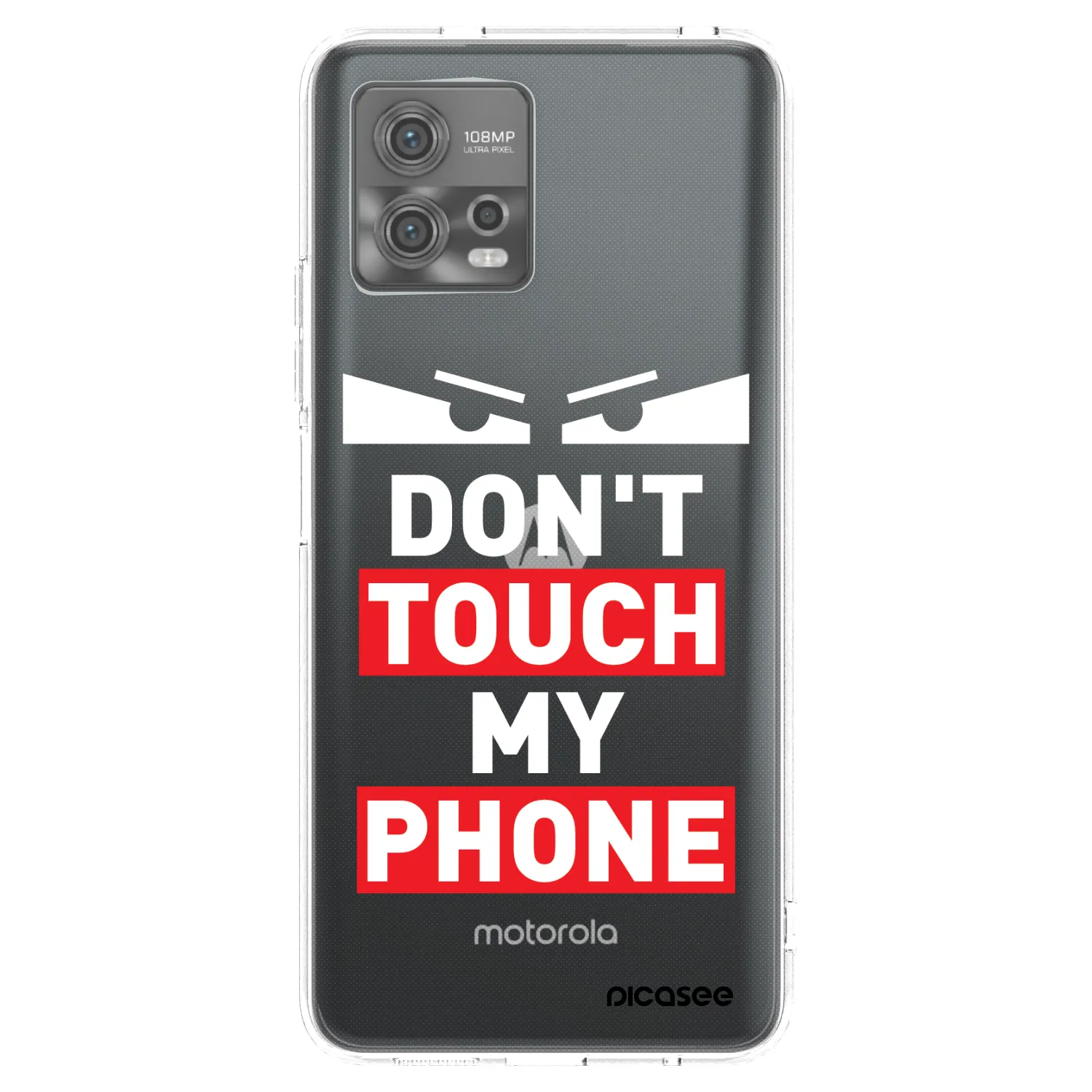 Picasee silikonski prozorni ovitek za Motorola Moto G72 - Shadow Eye - Transparent