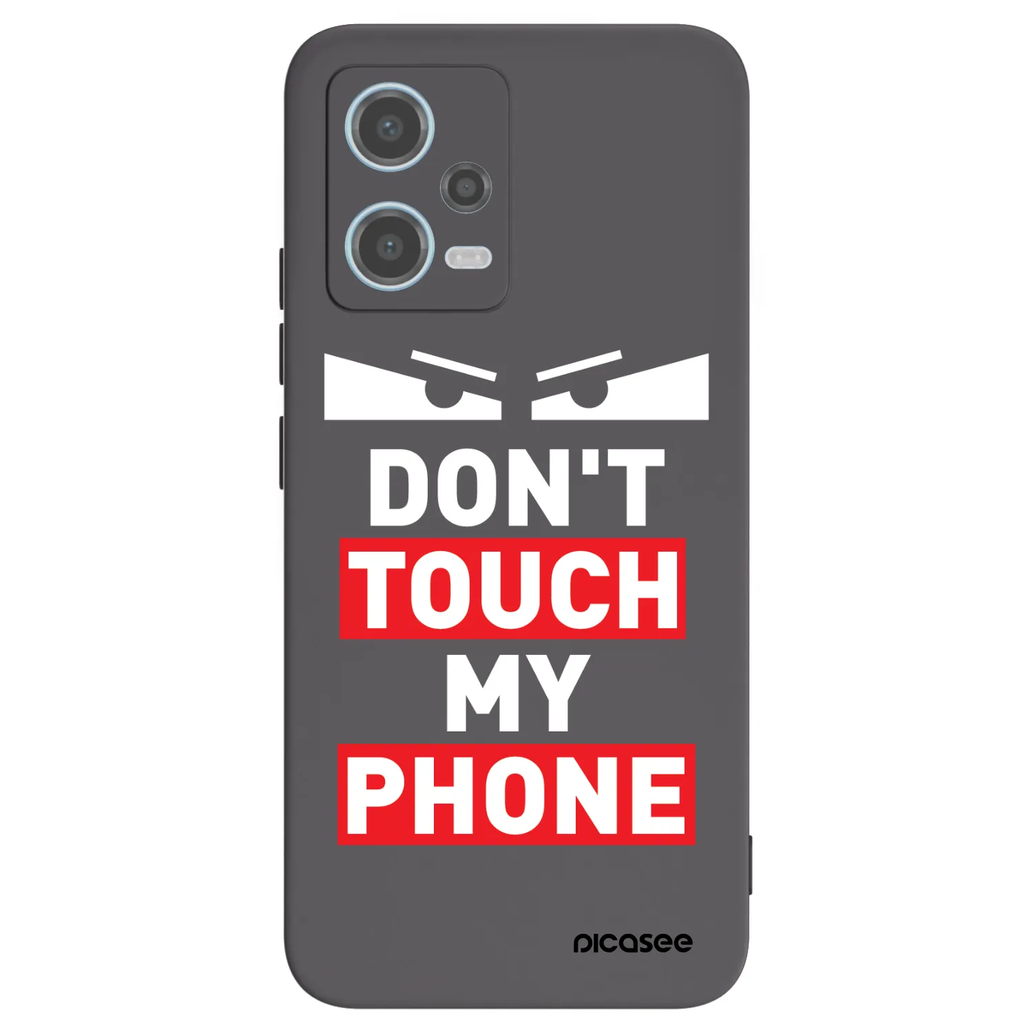 Picasee silikonski črni ovitek za Xiaomi Redmi Note 12 5G - Shadow Eye - Transparent