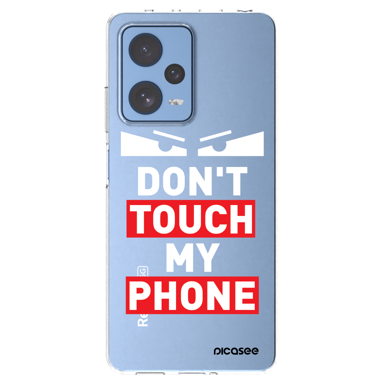 Picasee silikonski prozorni ovitek za Xiaomi Redmi Note 12 Pro 5G - Shadow Eye - Transparent