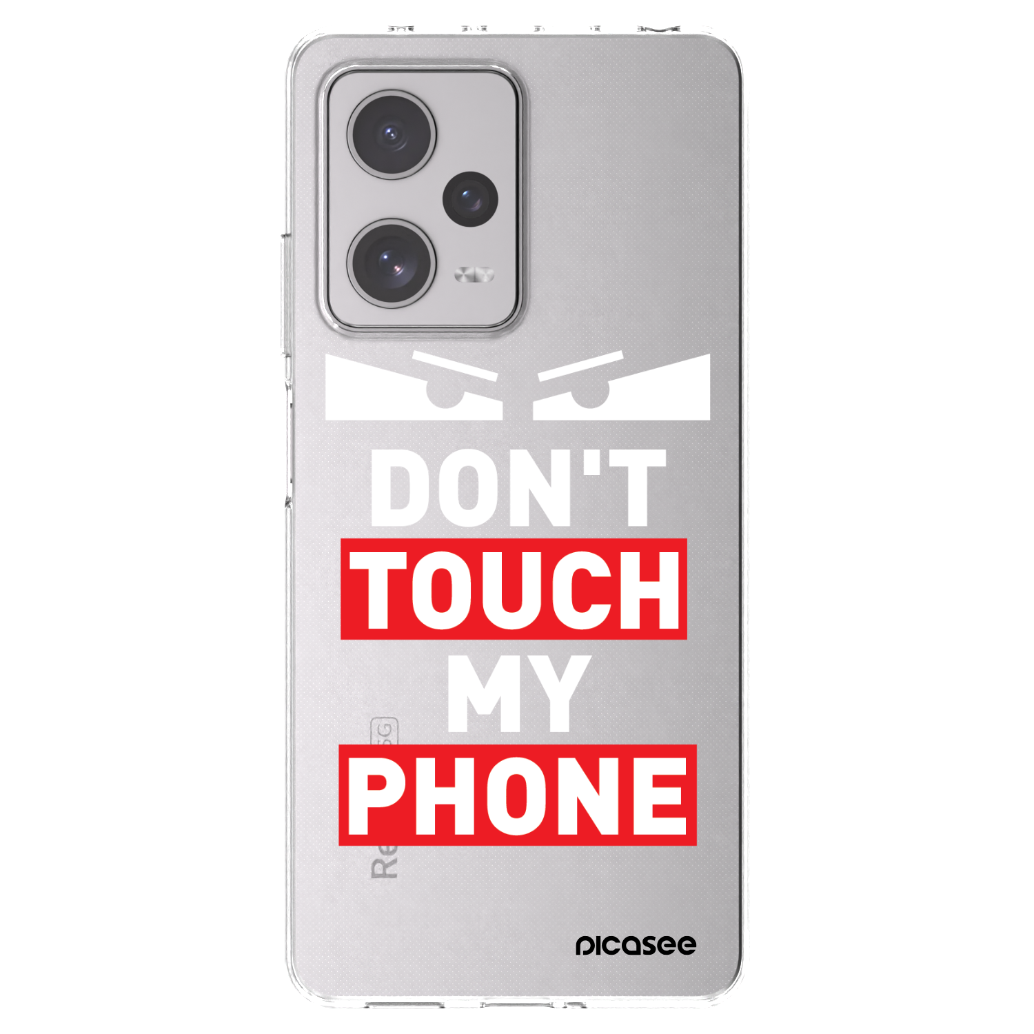 Picasee silikonski prozorni ovitek za Xiaomi Redmi Note 12 Pro+ 5G - Shadow Eye - Transparent