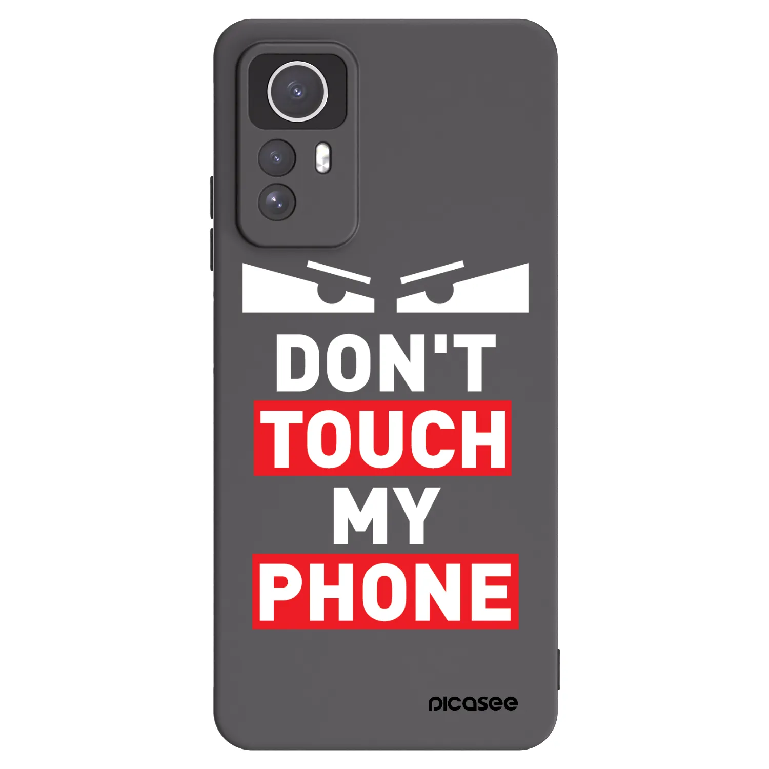 Picasee silikonski črni ovitek za Xiaomi Redmi Note 12S - Shadow Eye - Transparent
