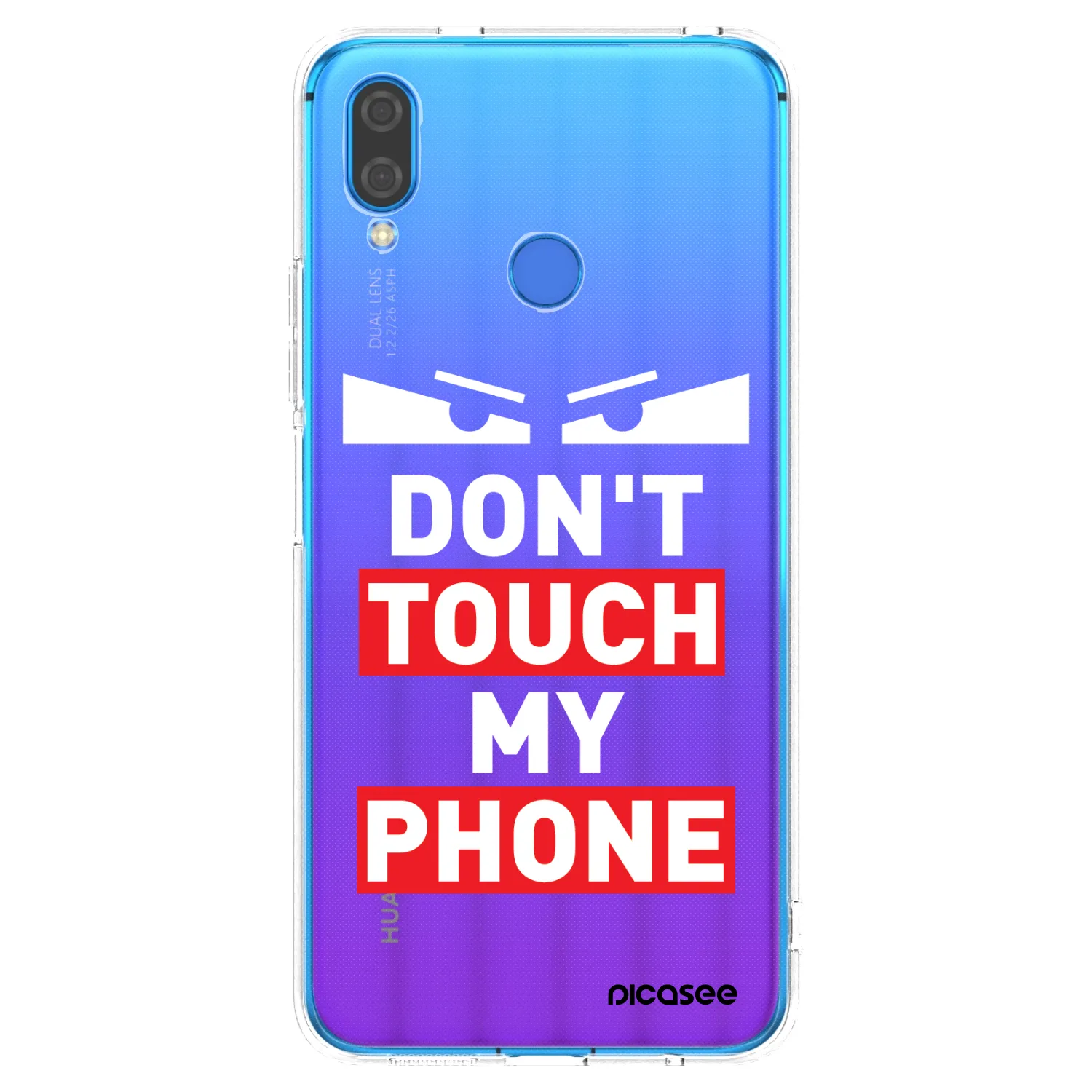 Picasee silikonski prozorni ovitek za Huawei Nova 3 - Shadow Eye - Transparent