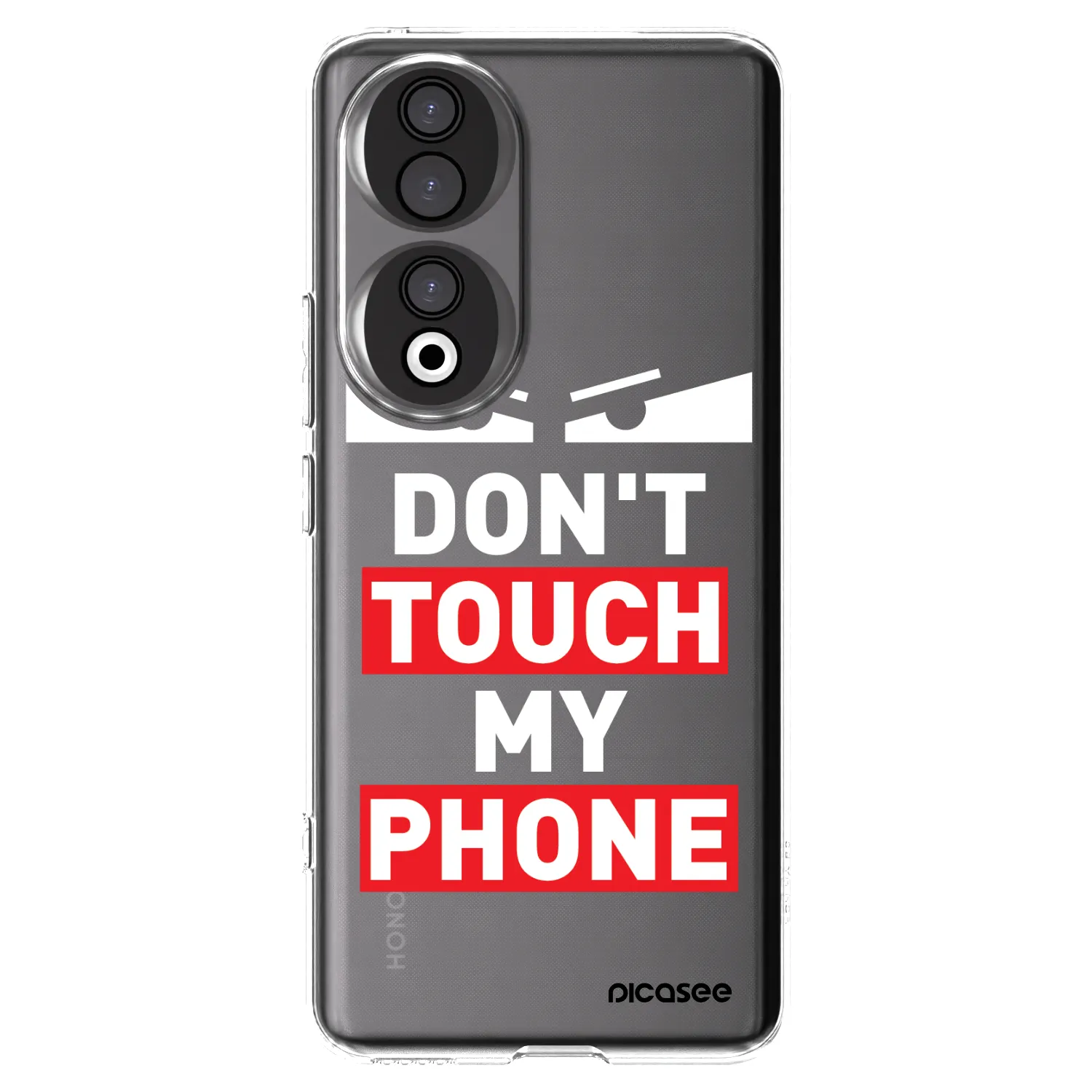 Picasee silikonski prozorni ovitek za Honor 90 5G - Shadow Eye - Transparent