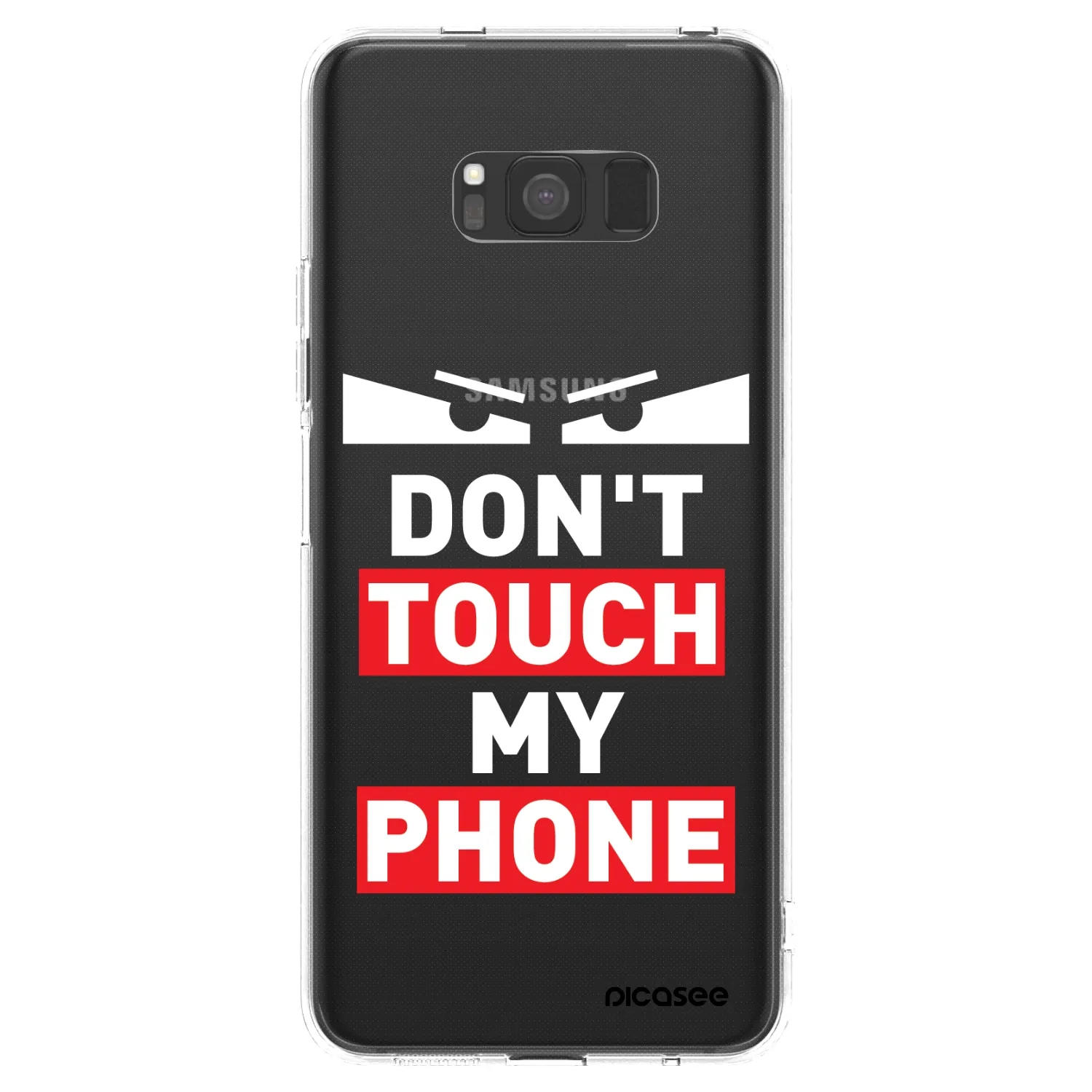 Picasee silikonski prozorni ovitek za Samsung Galaxy S8 G950F - Shadow Eye - Transparent