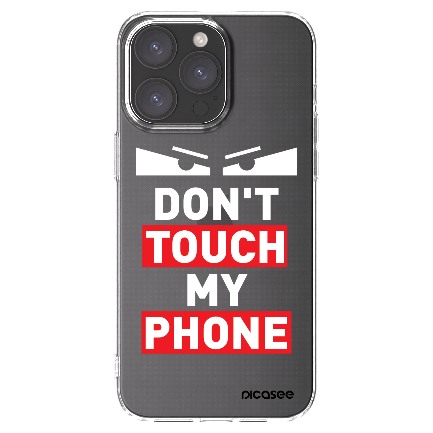 Picasee silikonski prozorni ovitek za Apple iPhone 15 Pro Max - Shadow Eye - Transparent