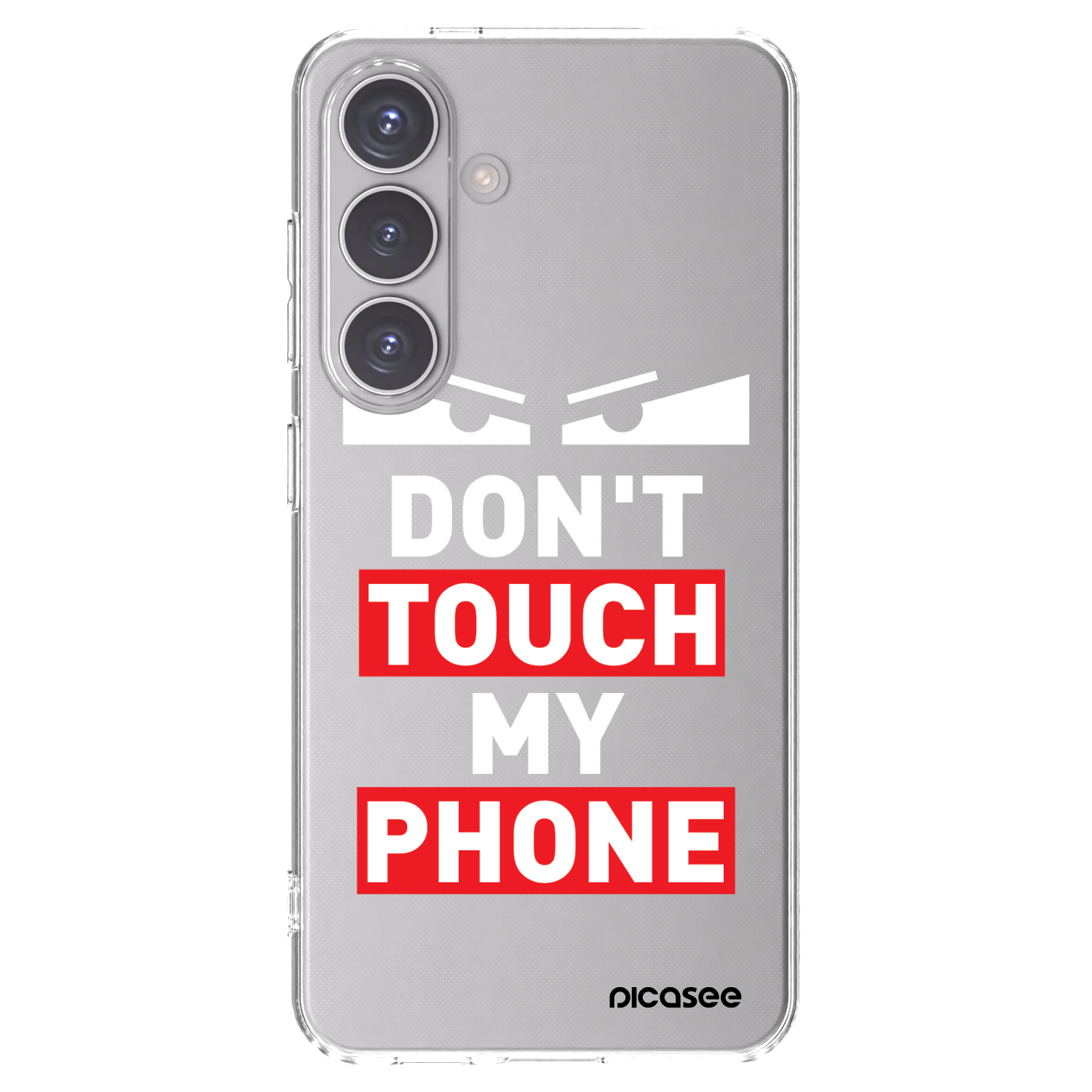 Picasee silikonski prozorni ovitek za Samsung Galaxy S24 S921B 5G - Shadow Eye - Transparent