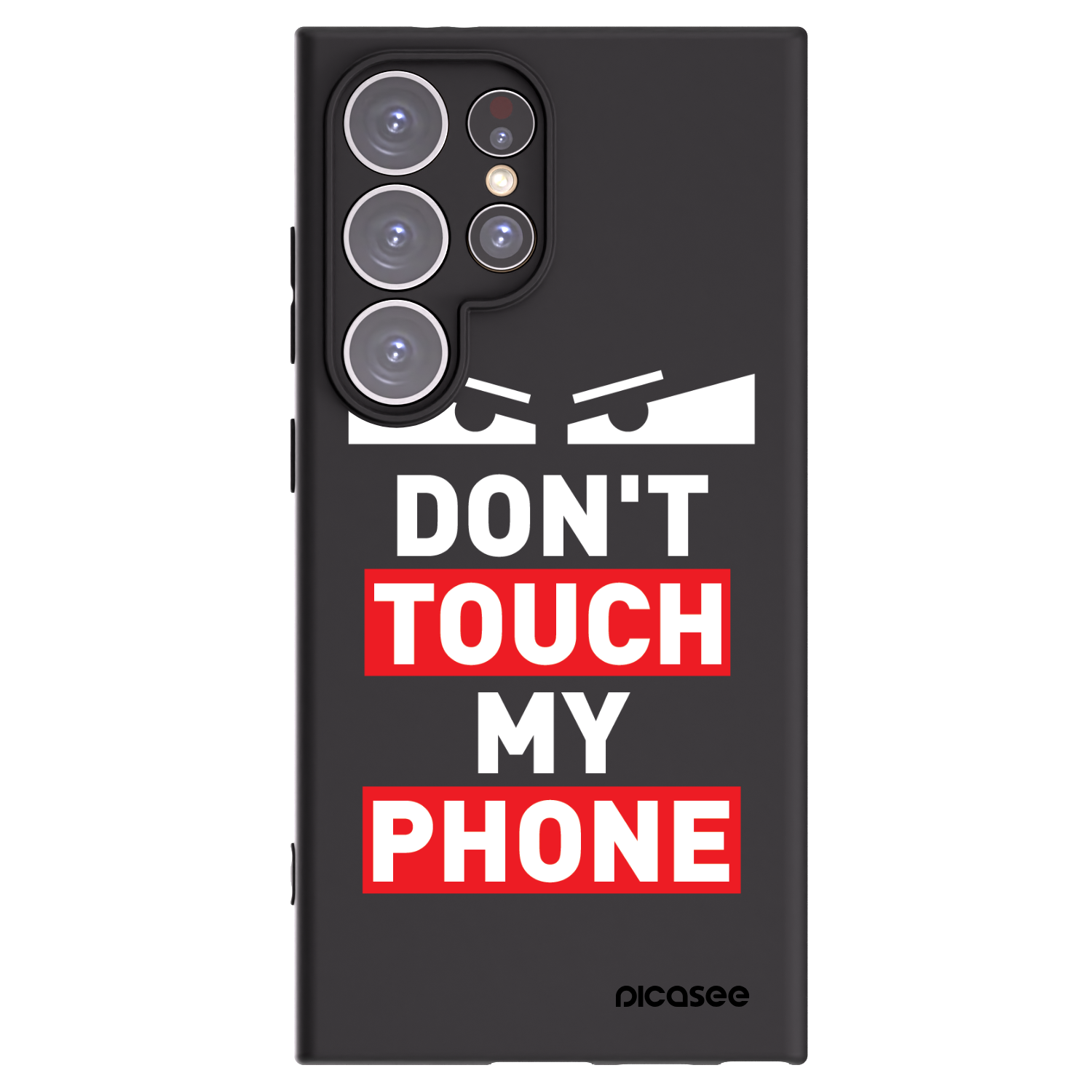 Picasee silikonski črni ovitek za Samsung Galaxy S24 Ultra S928B 5G - Shadow Eye - Transparent