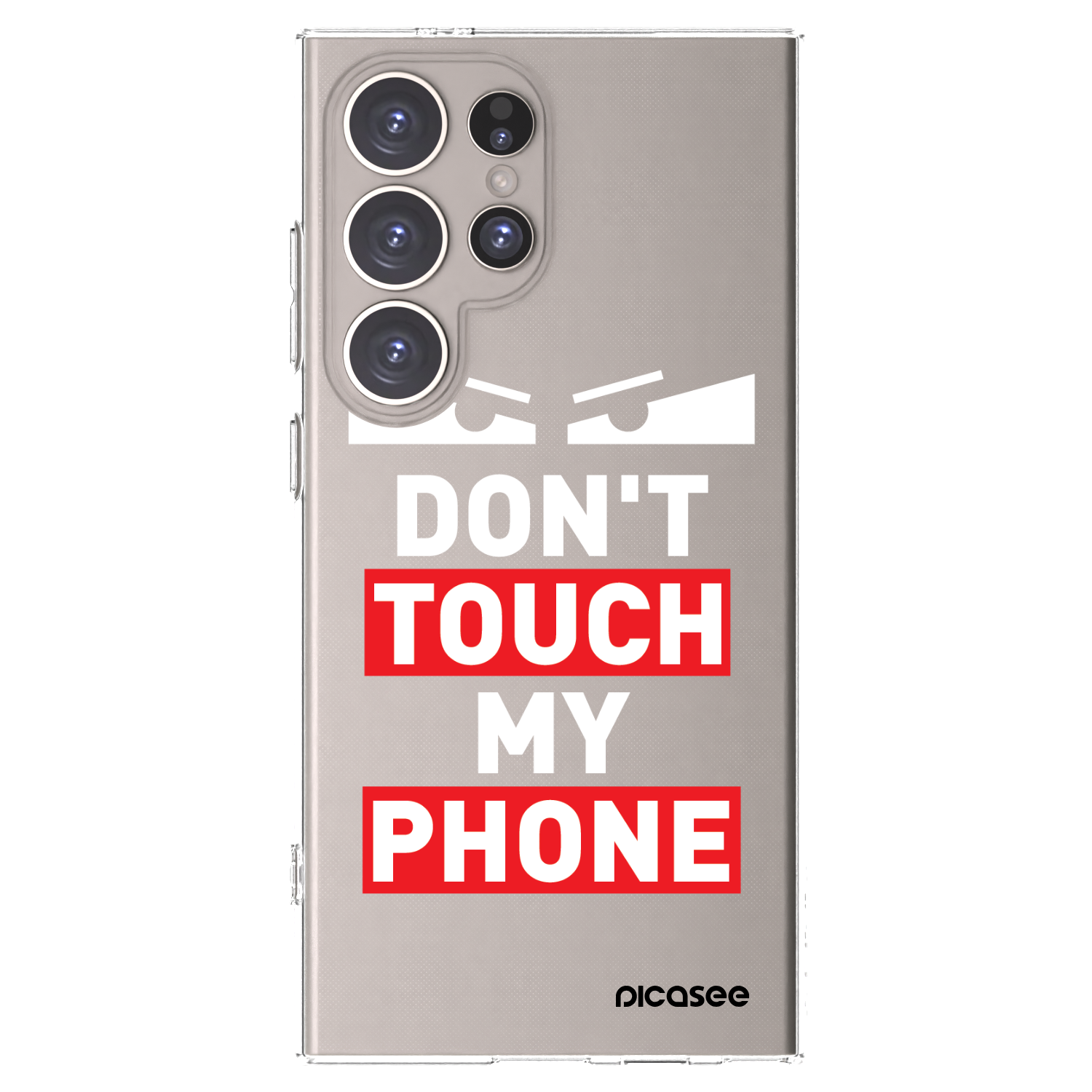 Picasee silikonski prozorni ovitek za Samsung Galaxy S24 Ultra S928B 5G - Shadow Eye - Transparent